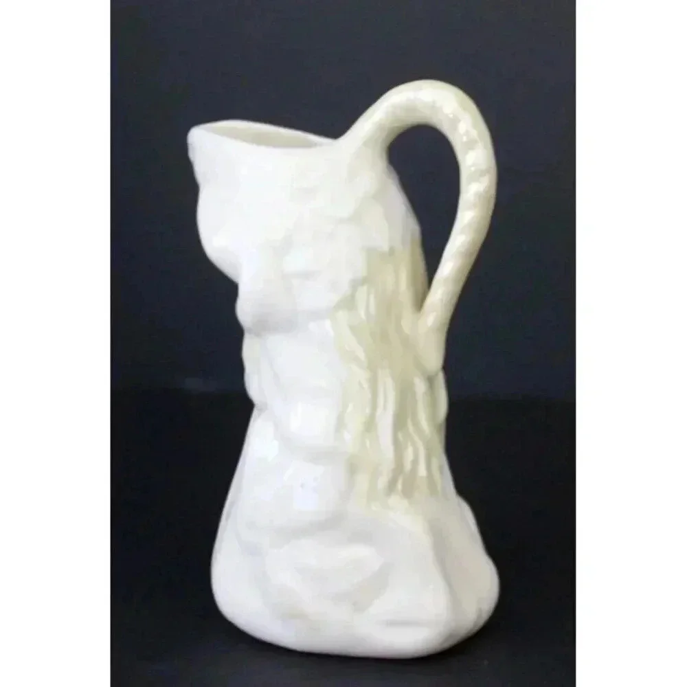 Early Production Rare Belleek Irish Porcelain Irish Maiden Creamer Small Pitcher